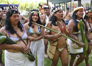 ECUADOR ELECTION REFERENDUM MINING INDIGENOUS WAORANI PROTEST