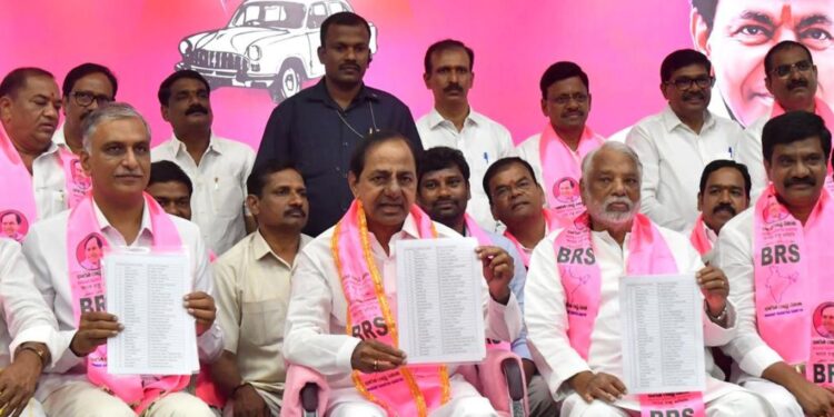 Brs announces list of candidates for state assembly elections