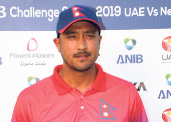 Nepali captain Paras Khadka