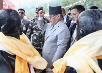 Maoist will take lead to end anomalies, PM Prachanda says