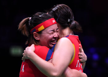 (SP)DENMARK COPENHAGEN BADMINTON WORLD CHAMPIONSHIPS WOMEN'S DOUBLES FINAL