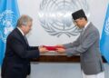 Ambassador Lok Bahadur Thapa Presents Letter of Credence to UN Secretary General