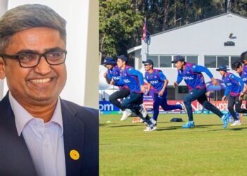 Monty Desai came to Kathmandu for Asian Games training