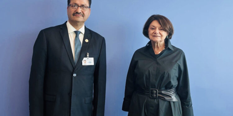Foreign Minister Saud meets with UN USG DiCarlo