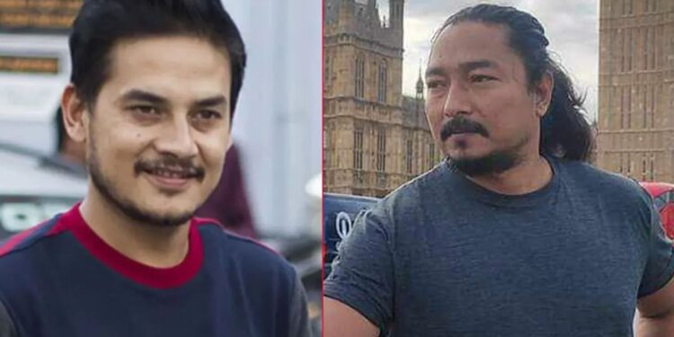Director Sudarshan Thapa and editor Milan Shrestha