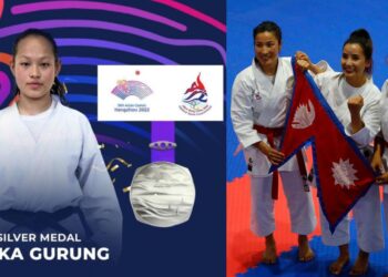 Nepal Wins Silver Medal in Karate at 19th Asian Games, Arika Gurung Makes History