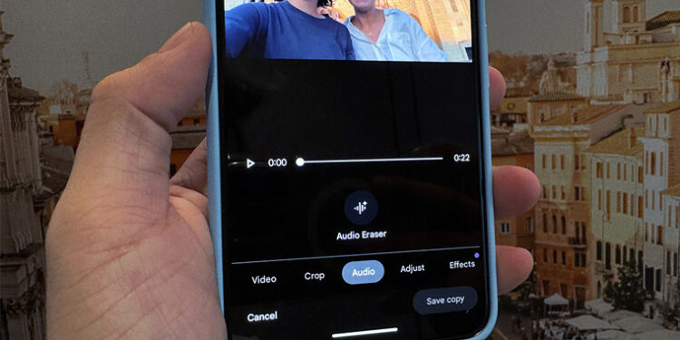 Audio eraser feature