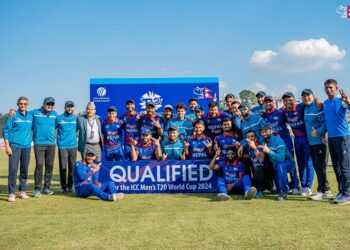 Nepal, which has qualified for the T20 World Cup, improved one place in its ranking