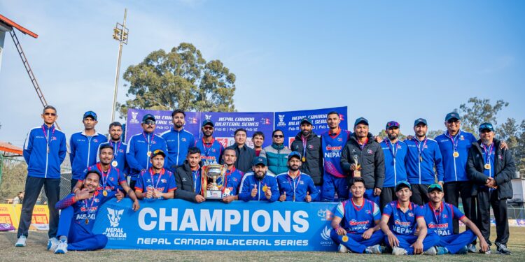 Nepal made a clean sweep of the series against Canada