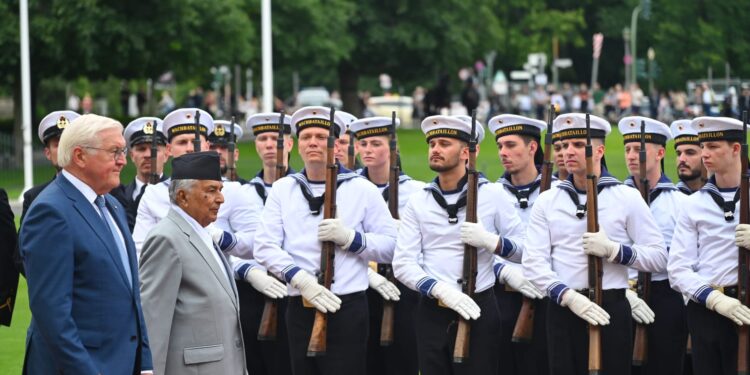 President Ramchandra Paudel, German President Frank Walter Steinmeier, Nepal Germany relations, international cooperation, economic development, climate change, labor migration, EU ban on Nepali airlines, sustainable development