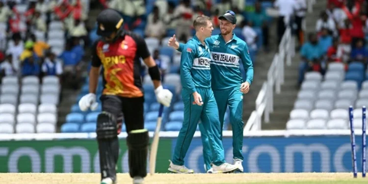 PNG lost to New Zealand by 7 wickets