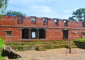 Lamjung Palace Being Reconstructed In Original, Antique Style