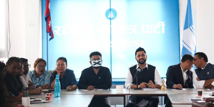 Mukul Dhakal not allowed to present report in RSP's central committee meeting